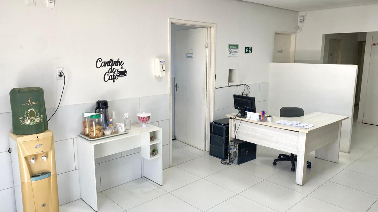Recepção da clínica